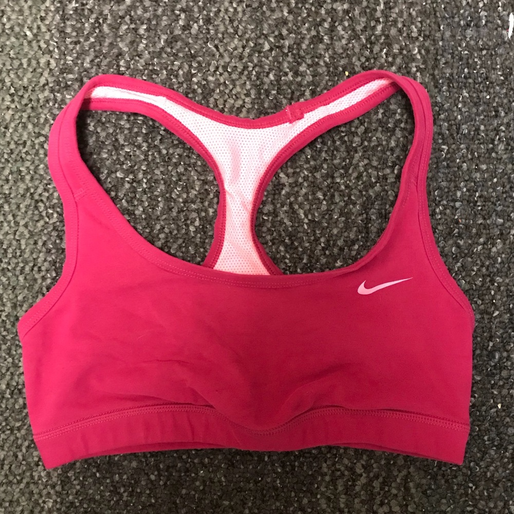 Nike Hot Pink / Light Pink Reversible Sports Bra